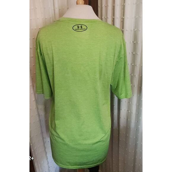 A15  Under Armour lime green athletic top, plus size - Picture 2 of 7